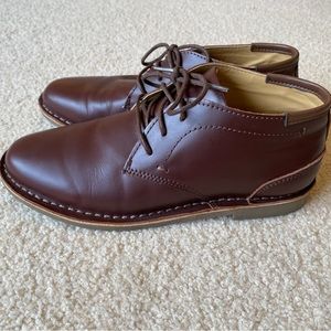 Kenneth Cole New York leather brown dress shoes size 4